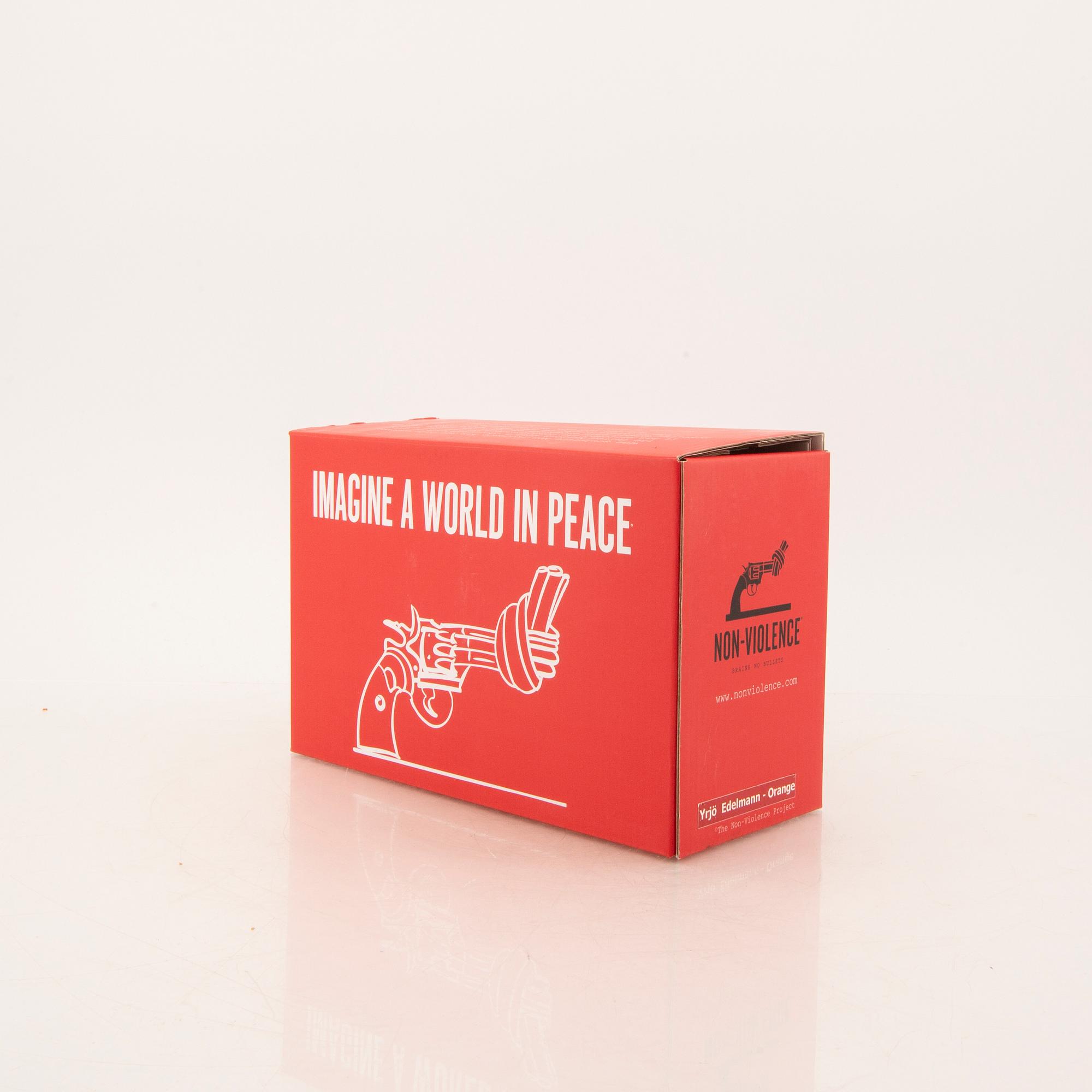 Carl Fredrik Reuterswärd, Non-Violence Project Foundation, skulptur 2017.