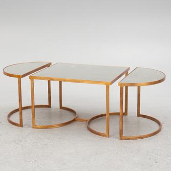 A three-piece coffee table, Oscar & Clothilde.