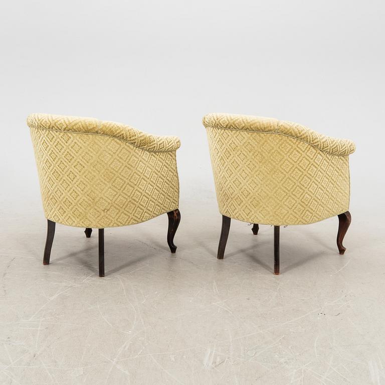 Chairs, a pair from the 1940s.