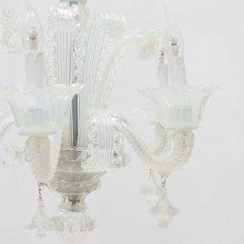 A Venetian style chandelier, 1950's/60's.