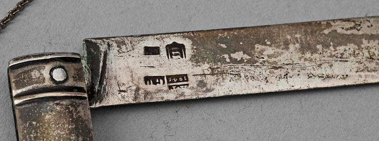 PARTI RYSKT SILVER, 3 delar. 1800-tal. Vikt ca 183 g.