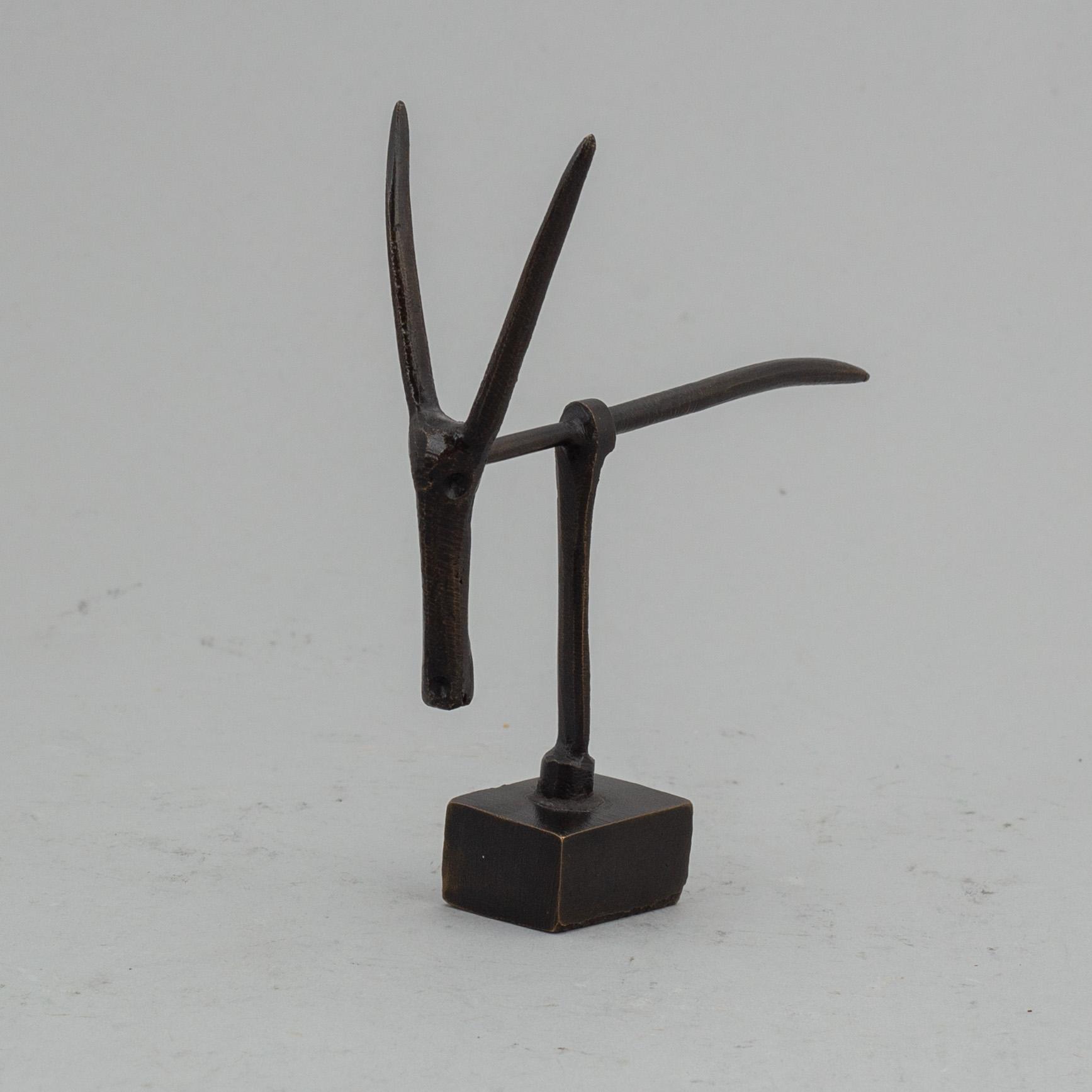 KG BEJEMARK, sculpture, bronze, signed KGB.