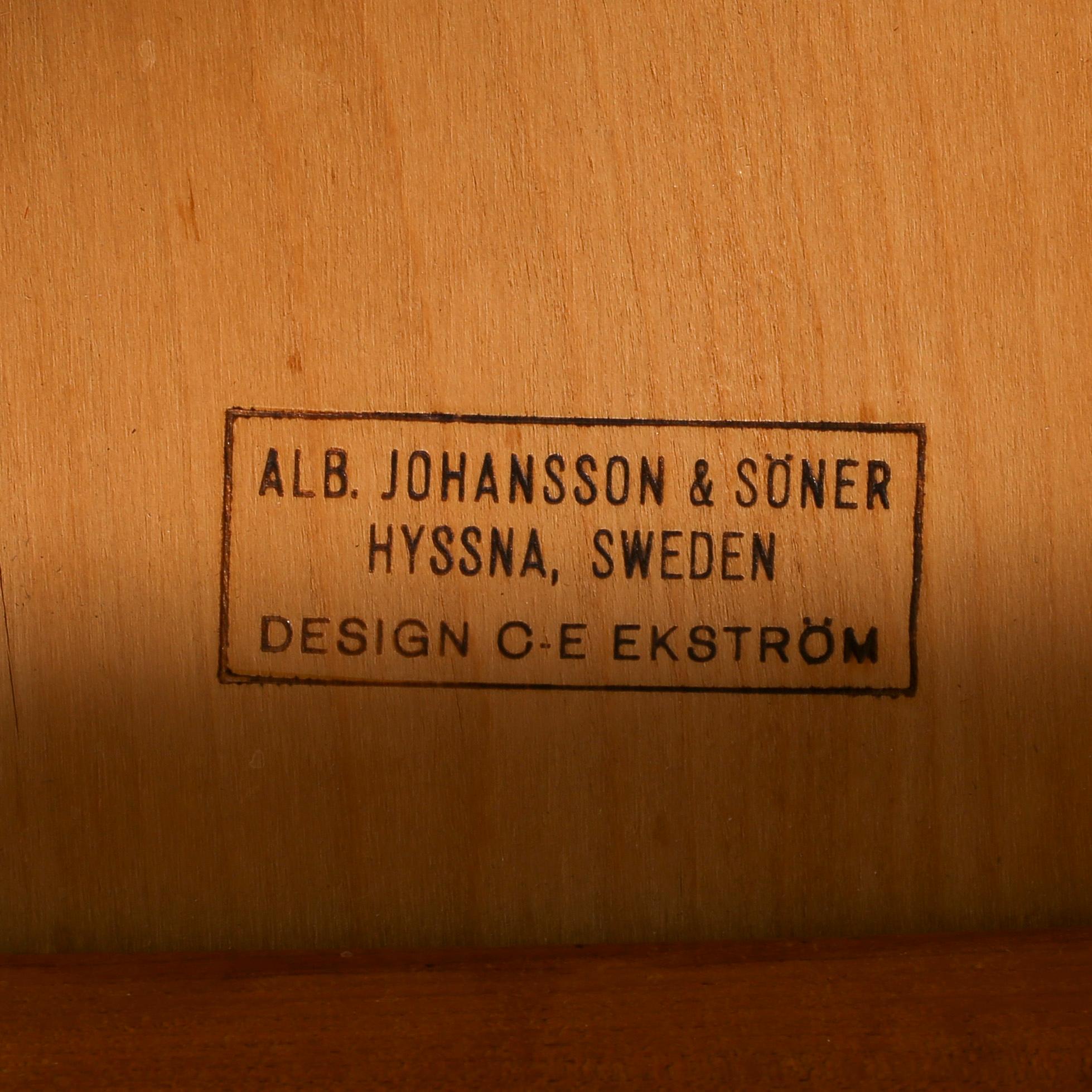 KARMSTOLAR, 4 stycken. Carl-Ewert Ekström för Alb. Johansson & Söner, Hyssna, 1960-tal.
