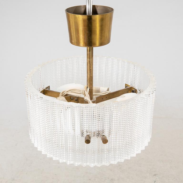 Carl Fagerlund, taklampa, Orrefors, 1960/70-tal.