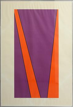 OLLE BAERTLING, färgserigrafi, sign, numr E/A o dat 1972-74.