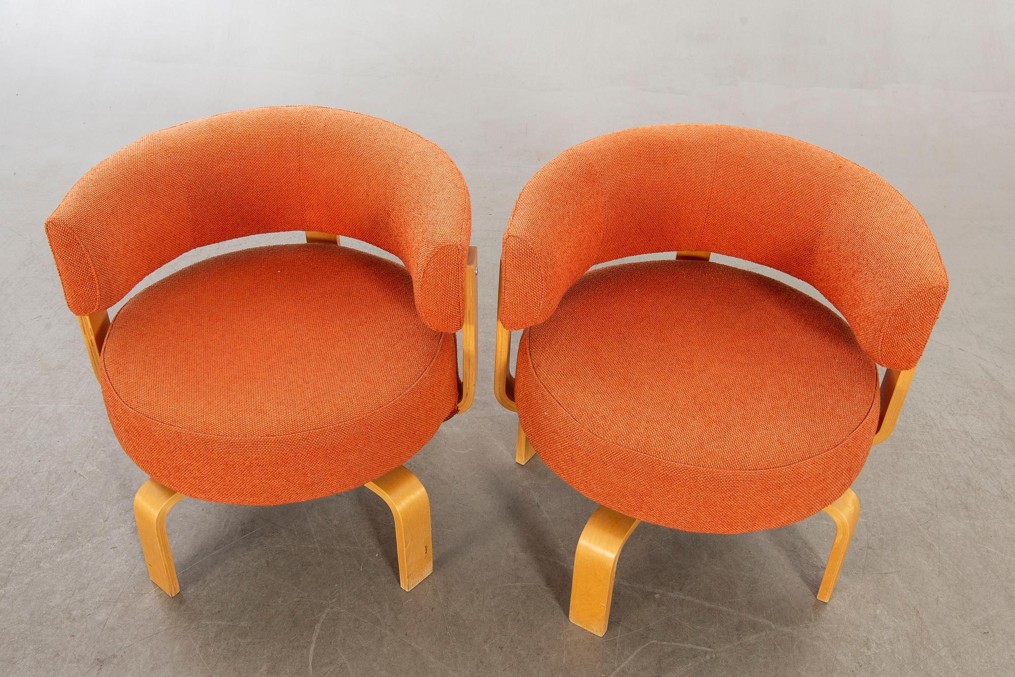 Carina Bengs, a pair swivel chairs for IKEA later part of the 20th century.