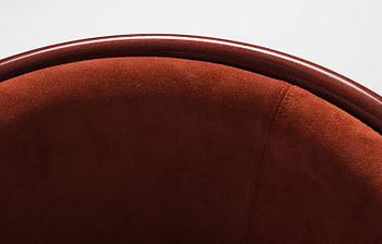 Mats Theselius, a "Järn/Moccafåtöljen" armchair, ed. 157/360, Källemo, Värnamo, post 1994.