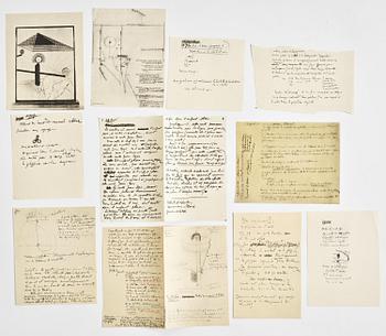 Marcel Duchamp, "Green box".