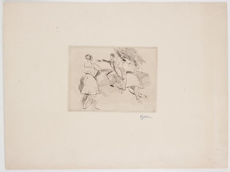 Sigrid Hjertén, Three figures dancing.