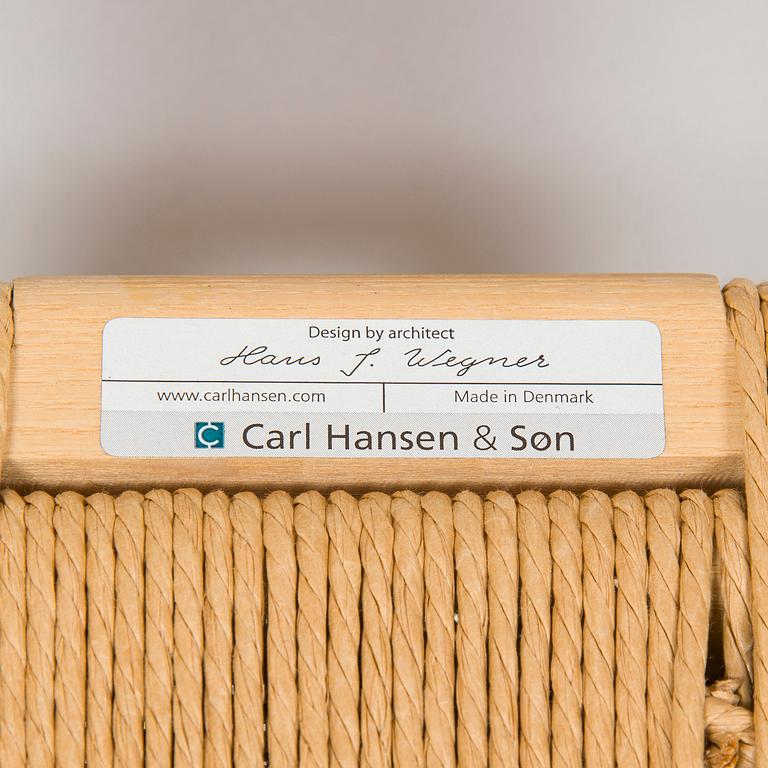 Hans J. Wegner, stolar, 8 st, CH-24 "Y-stolen" Carl Hansen & son. Danmark, 2000-tal.