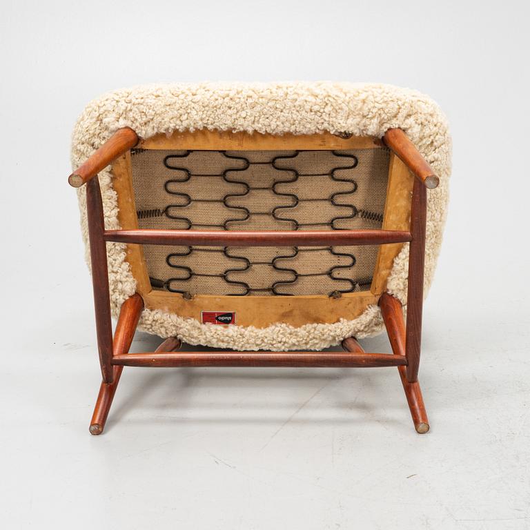 Alf Svensson, fåtölj, "TeVe", Bra Bohag, Studio Ljungs Industrier, 1950-tal.