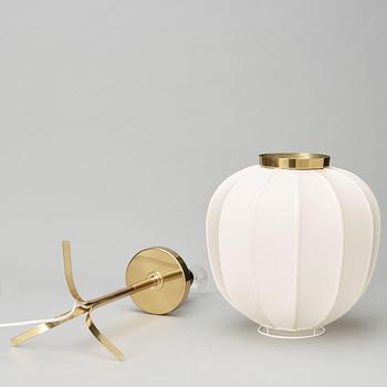 JOSEF FRANK, a brass table lamp model 2349 "Kina bollen" for Firma Svenskt Tenn.