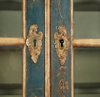 A Swedish Rococo 18th century cupboard.