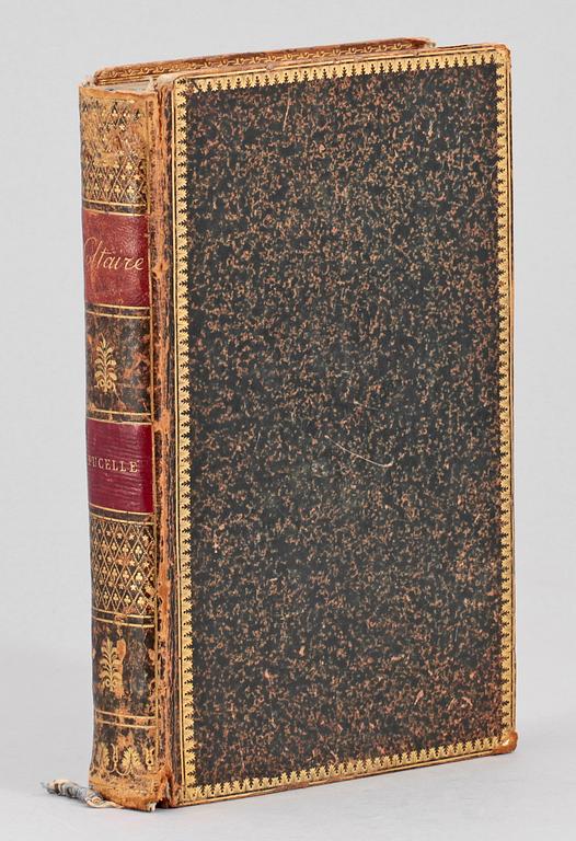 FURSTLIG BOK, "La Pucelle d´Orleans, poëme en vingt et un chants", av Francois Voltaire, Paris 1808.
