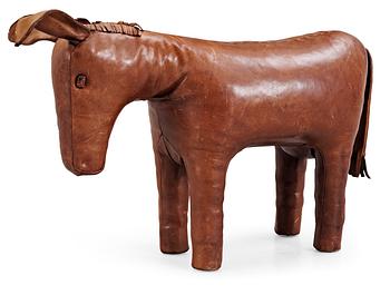 410. A Svenskt Tenn donkey upholstered with brown leather.