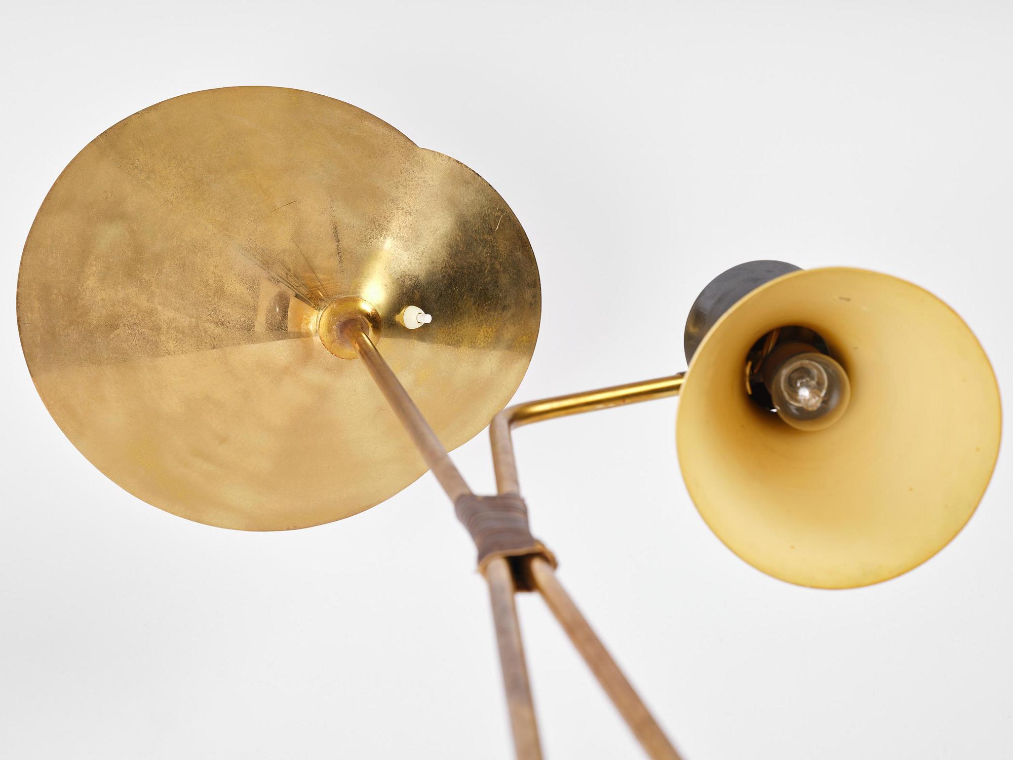 Asea, a Swedish Modern floor lamp model "E1781", Västerås, 1950s.