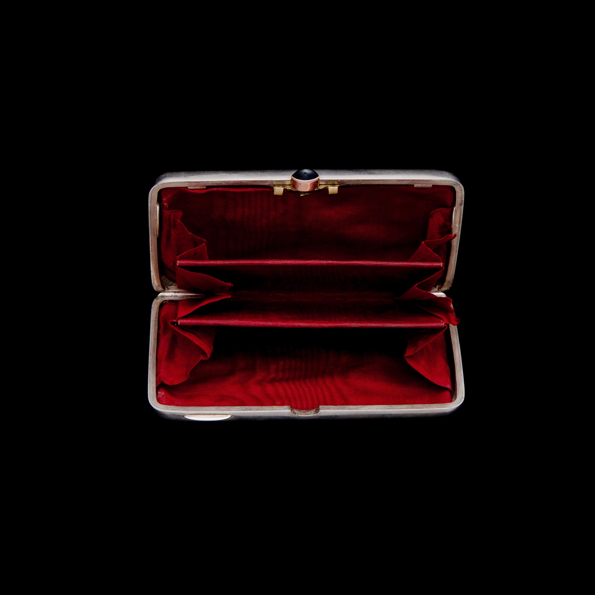 PURSE, silver, Russia, St.Petersburg ca 1900, Anders Nevalainen, total weight 134 g.