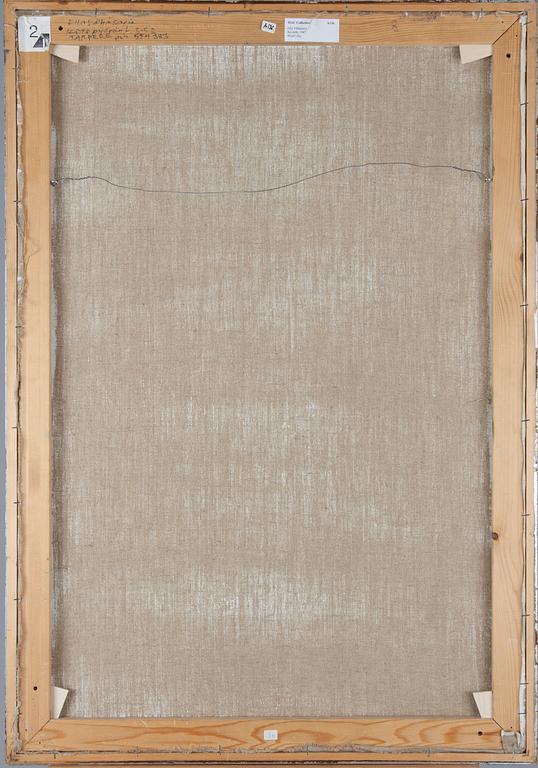 ELLA VÄHÄSARJA, olja på duk, signerad och daterad -87.