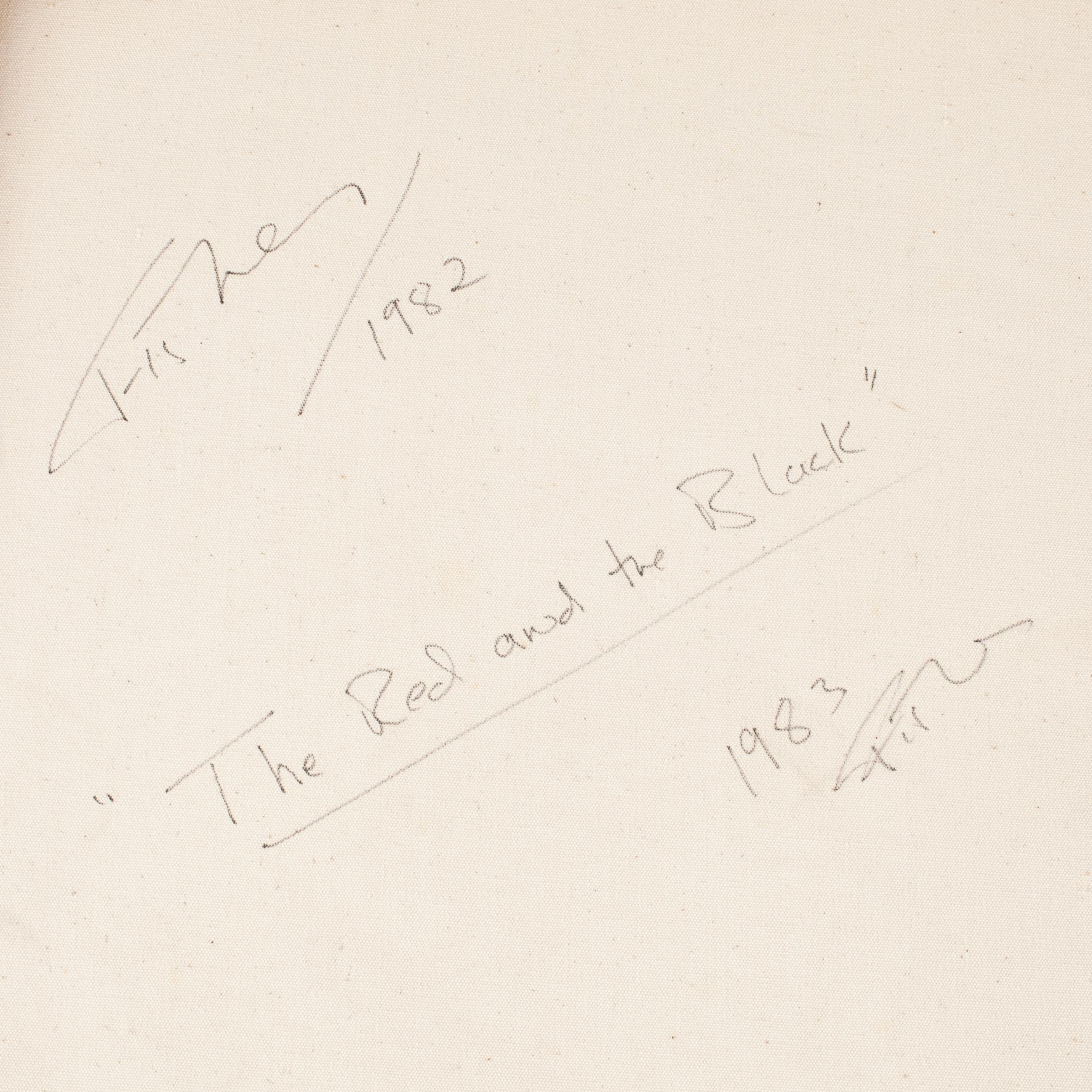 CRAIG FISHER, olja på duk, sign o dat 1982 á tergo.