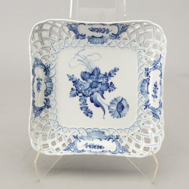 A bowl and plate Royal Copenhagen Denmark later part of the 20th century.