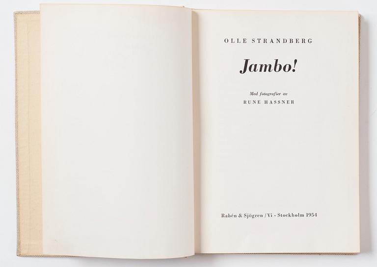 Rune Hassner, "Roddare på Kongofloden", 1954.