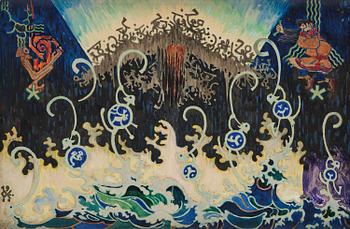 810. Ossian Elgström, Mythological composition.