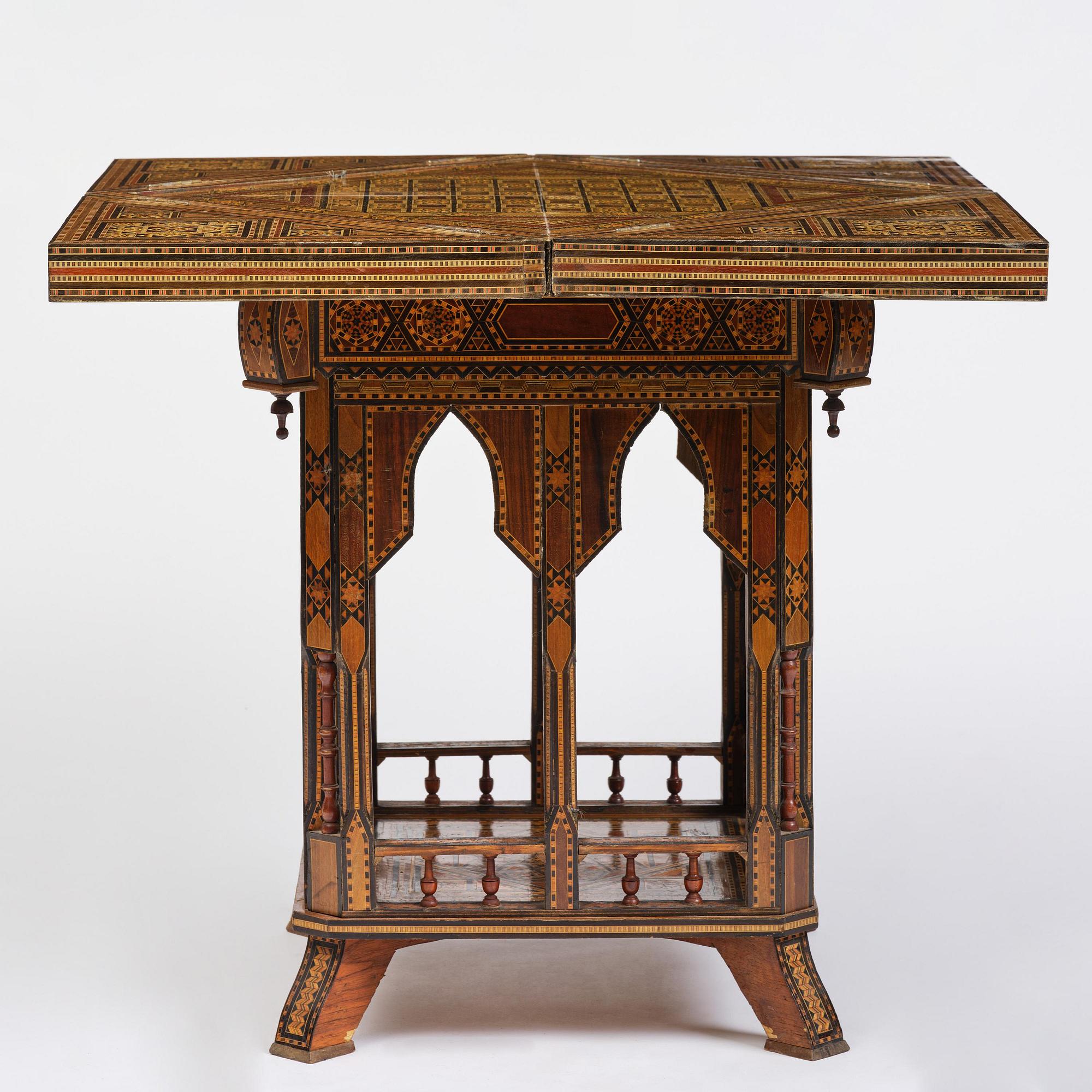Spelbord, Damaskus Syrien, omkring år 1900.