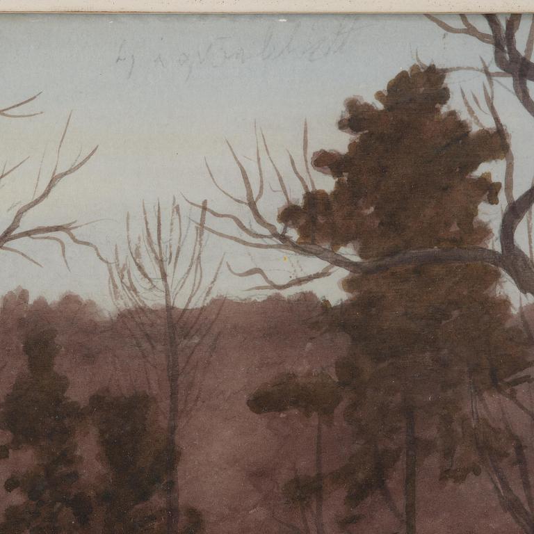 Oskar Bergman, "Vår vid Erstavik".