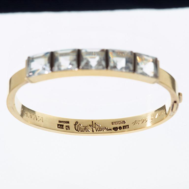 WIWEN NILSSON, armring, Lund 1945, sterling,