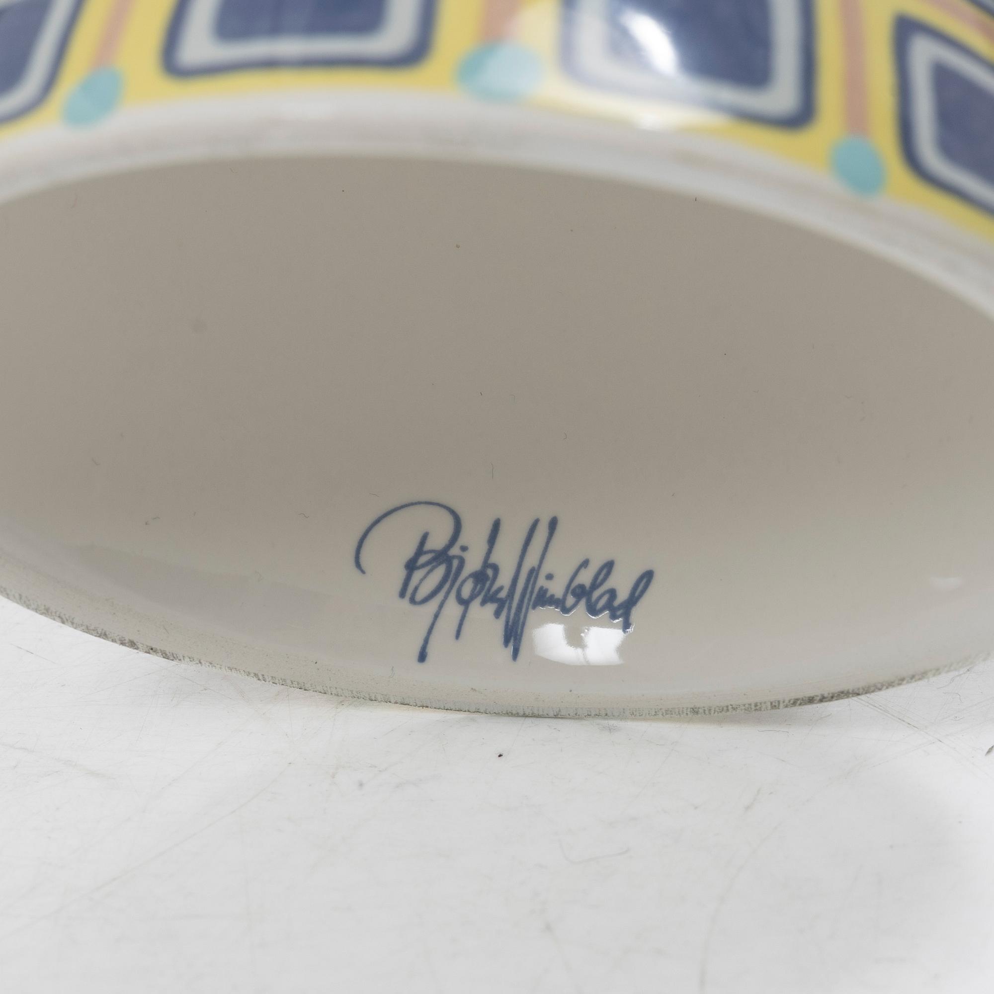 Björn Wiinblad, two vases, including 'Eva', rosendahl Design Group, Denmark.