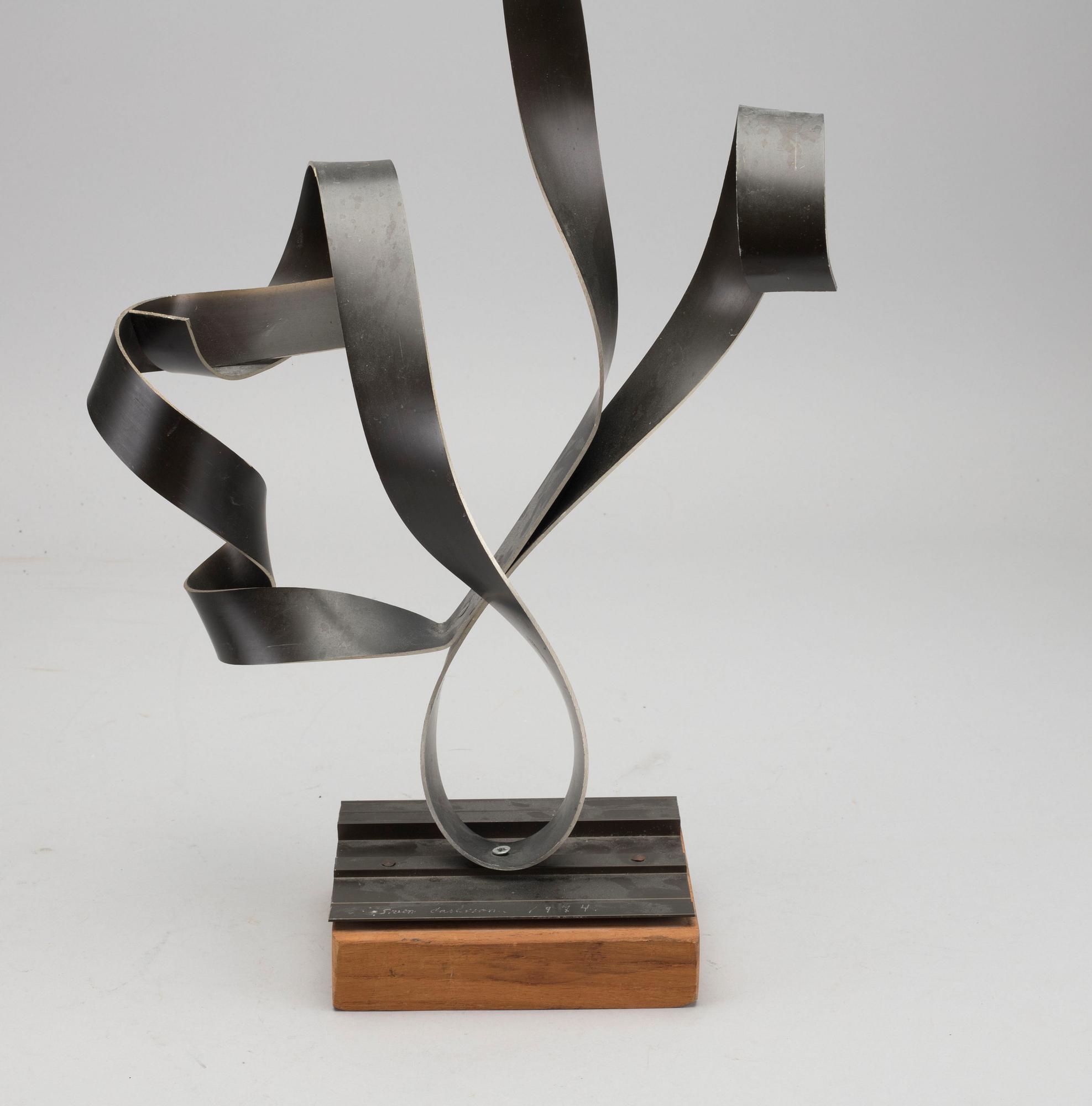 SVEN CARLSSON, skulptur, metall, signera doch daterad 1974.