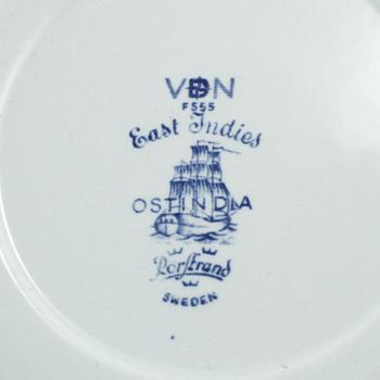 SERVIS, 42 delar, Ostindia, Rörstrand, 1900-talets andra hälft.