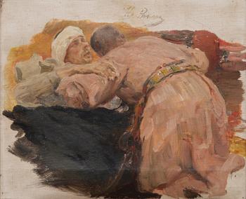 ILJA JEFIMOVITJ REPIN, SKETCH TO THE 'BLACK SEA FREEMEN', ("Конец Черноморской вольницы").