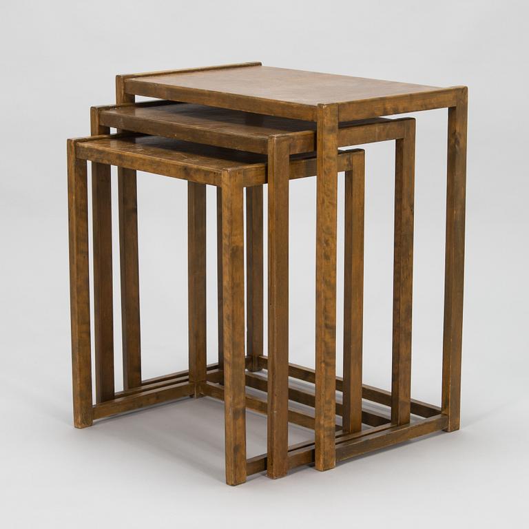1930's 3-piece nesting tables.