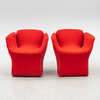 Patricia Urquiola, a pair, of "Bloomy" armchairs, Moroso, 2000s.
