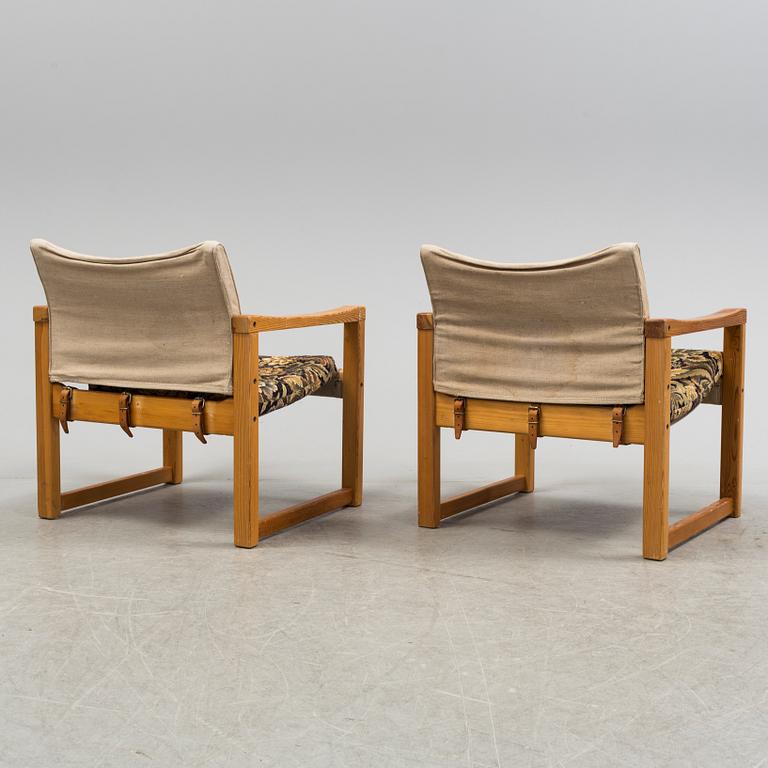 KARIN MOBRING, fåtöljer, ett par, "Diana", IKEA, 1900-talets andra hälft.