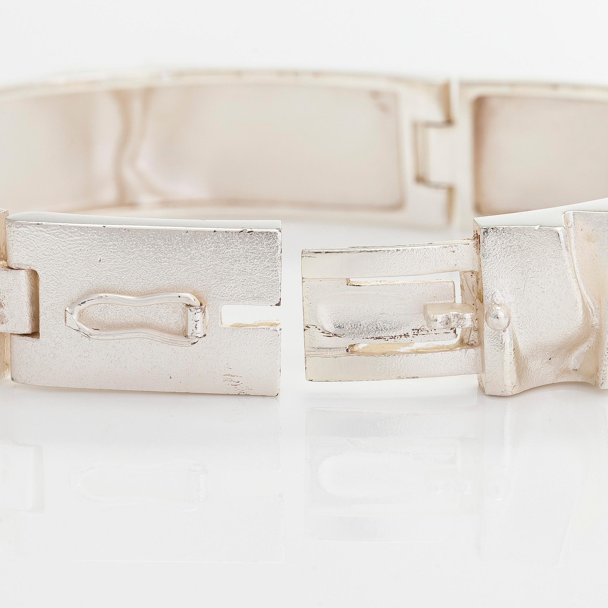 Björn Weckström, armband "Ceres", sterlingsilver, Lapponia 2005.