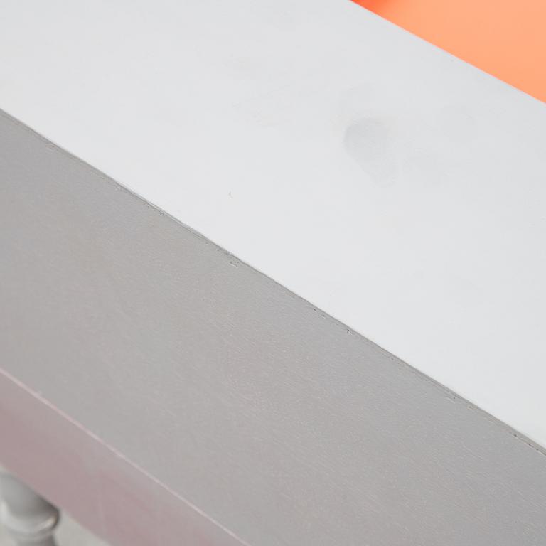 A pair of 20th Century bedside tables.