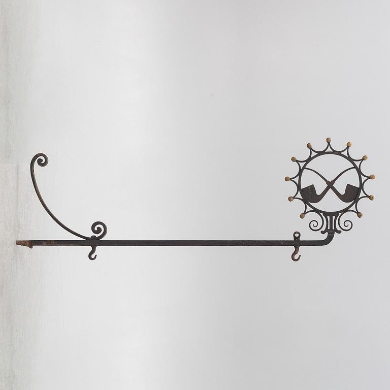 Wall holder for shop sign, 19th century.
