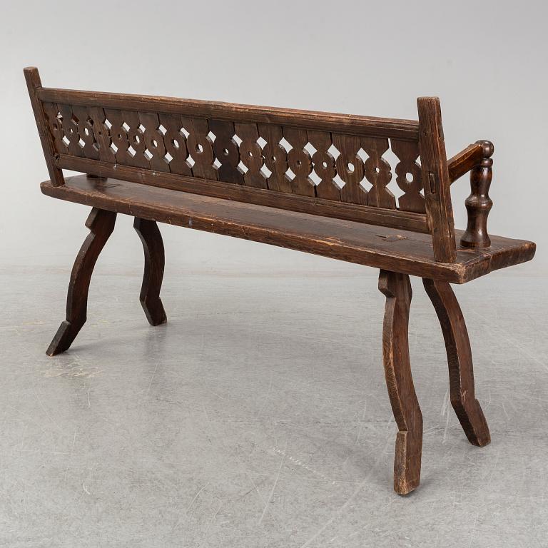 VÄNDBÄNK, allmoge, 1800-tal.