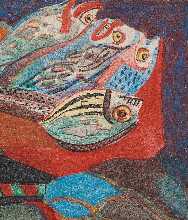 "Hamnen i Lissabon" detalj.