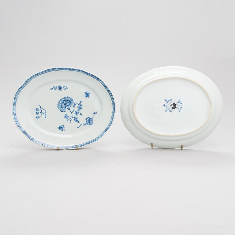 Servisdelar, 12 st, porslin, "Nejlika", IKEA, ur IKEA:s 1700-talsserie, 1990-tal.