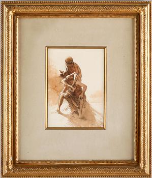 Egron Lundgren · EGRON LUNDGREN, akvarell, monogramsign.