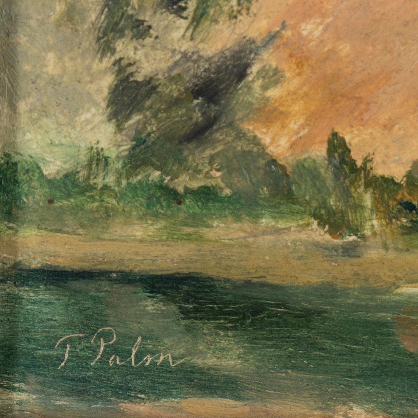 TORSTEN PALM, Oil on panel, signed.