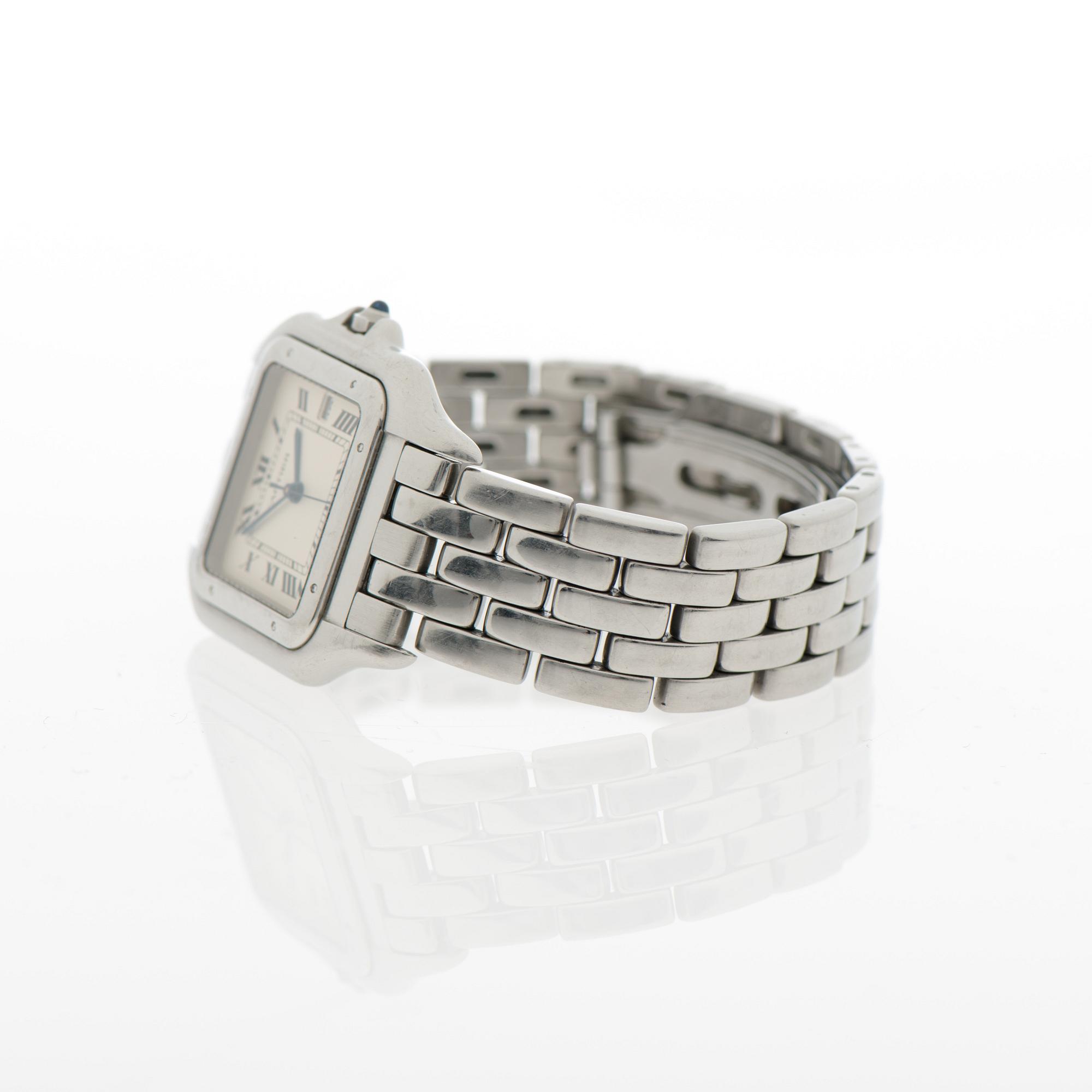 CARTIER, Panthere, wrist watch, 30 x 30 mm.