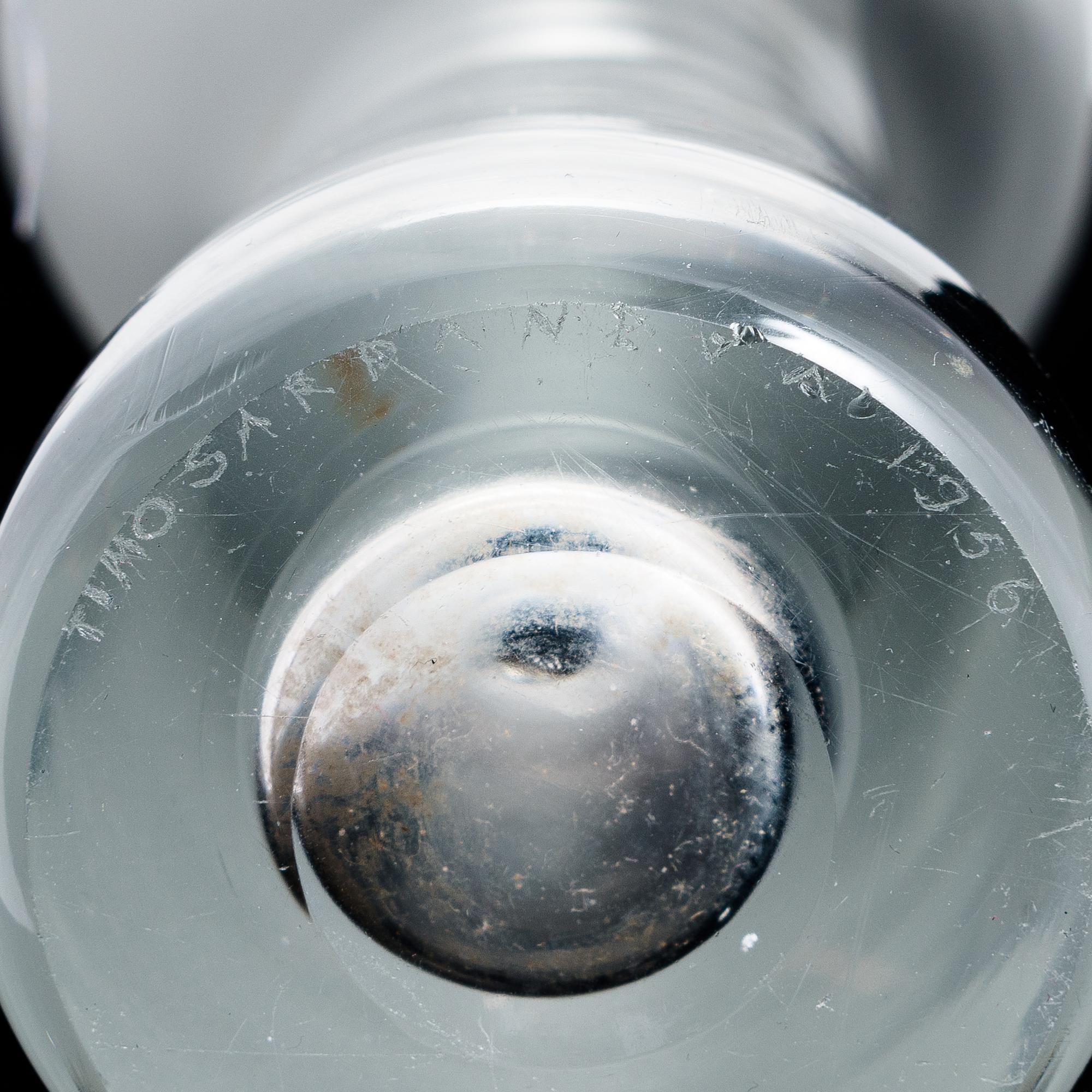 Timo Sarpaneva, konstglas, signerad Timo Sarpaneva 1956. Iittala.