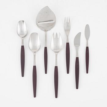 Folke Arström, bestickuppsättning, 38 delar, rostfritt stål, "Focus/Focus de Luxe", Gense.