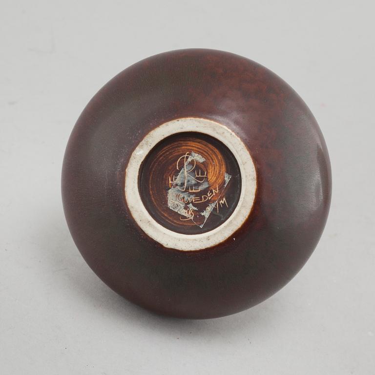 GUNNAR NYLUND och CARL-HARRY STÅLHANE, vaser, 2 st, stengods, Rörstrand, 1900-talets mitt / tredje kvartal.