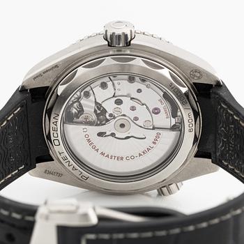 Omega, Seamaster, Planet Ocean 600M, Co-Axial, Chronometer, wristwatch, 43.5 mm.