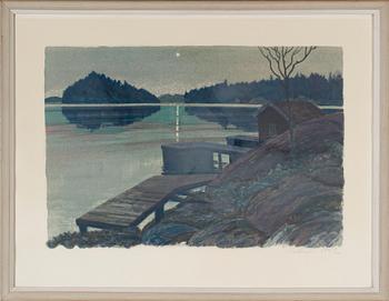 ROLAND SVENSSON, färglitografi, signerad och numrerad 222/250.